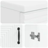 Bathroom Sink Cabinet HAARLEM White 59.5 x 31.5x 59 cm 896785