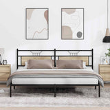 Bed Frame without Mattress Sonoma Oak 200x200 cm Engineered Wood 4106799