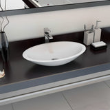 ZNTS Wash Basin 59.3x35.1x10.7 cm Mineral Cast/Marble Cast White 144069