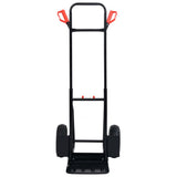 Telescopic Hand Trolley 200 kg Black and Red 146665