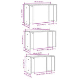 Nesting Tables 3 pcs Sonoma Oak Engineered Wood 858535