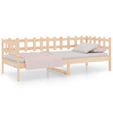 ZNTS Day Bed without Mattress 90x200 cm Solid Wood Pine 820756