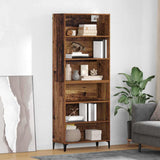 Highboard Old Wood 69.5 x 34 x 180 cm Engineered Wood 3415736