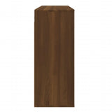 ZNTS Wall Cabinet Brown Oak 80x33x80 cm Engineered Wood 816591