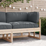 Pallet Cushion Set 3 pcs Anthracite 120 x 80 x 12 cm 3329089