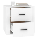 ZNTS Bedside Cabinet White 50x39x47 cm 816704