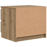 Bedside Cabinets 2 pcs Artisan Oak 50x40x43.5 cm Engineered Wood 856521
