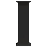 Plant Stand Black 33x33x100 cm Engineered Wood 852979