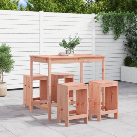 5 Piece Garden Bar Set Solid Wood Douglas 3157750
