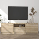 ZNTS TV Cabinet Sonoma Oak 140x35x40 cm Engineered Wood 811451