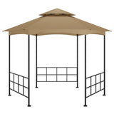 Gazebo with Sidewalls 3.1x2.7 m Taupe 313932