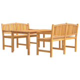 Garden Dining Set Solid teak wood Large Stackable 3157943
