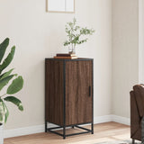 Sideboard Brown Oak 35,5x35x76 cm Engineered Wood and Metal 848943