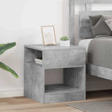 End Table 2 pcs Concrete Grey 40.5 x 40 x 45 cm Engineered Wood 890919