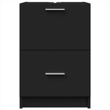 Sink Cabinet Black 40x37x59 cm Engineered Wood 848102