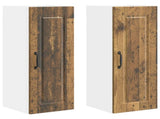 Wall Cabinet PORTO 2 pcs Old Wood 30 x 31 x 80 cm 885372