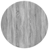 Table Top 80 x 1.5 cm Round Engineered Wood Grey Sonoma 880427