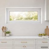 Basement Window RISOR 120 x 55 cm PVC and Glass 42047861