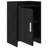 Bedside Tables 2 pcs Black Oak 40 x 30 x 60 cm Engineered Wood 8011014
