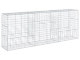 Gabion Basket with Cover 300x50x150 cm Galvanised Iron 3295156
