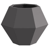 Planter 2 pcs Black 50 x 50 x 40 cm Steel 884053