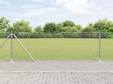 Welded Wire Fence with Concrete Base 10 x 0.8 m 3352280
