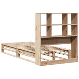 Bookcase Bed without Mattress 90x190 cm Single Solid Wood 3323938