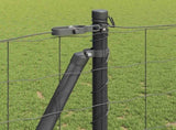 Welded Wire Fence with Concrete Base 25 x 1.2 m 3350955