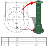 ZNTS Garden Water Pump with Stand 270167