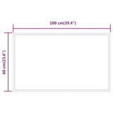 LED Bathroom Mirror 60x100 cm 3154087