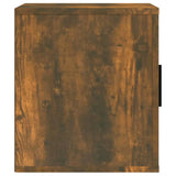 TV Cabinet Smoked Oak 100x35x40 cm Engineered Wood 816805