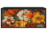 Wall-mounted TV Cabinet GENNEP 69 x 33 x 40 cm Black Oak 8007122