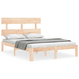 Bed Frame without Mattress 120x200 cm Solid Wood Pine 3193526