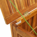 Garden Storage Box 113x50x58 cm Solid Acacia Wood 316678