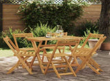 Folding Garden Chairs Folding 6 pcs Natural 40 x 53 x 80 cm 3416285