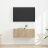 TV Wall Cabinet 2 pcs Sonoma 39 x 31 x 29.5 cm Engineered Wood 892174