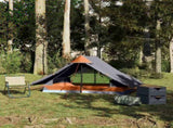 Camping Tent 2-Person Grey Waterproof 4009436