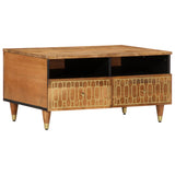 Coffee Table 80x54x40 cm Solid Wood Mango 358297