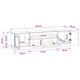 LED TV Cabinet Sonoma Oak Engineered Wood 897787