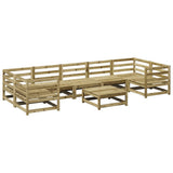 8 Piece Garden Sofa Set Impregnated Wood Pine 3299334