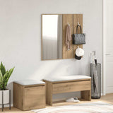 Hallway Furniture Set Artisan Oak Engineered Wood 3329172