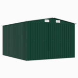 Garden Shed 257x298x178 cm Metal Green 143340