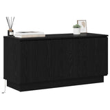 TV Cabinet Black Oak 100 x 38 x 49 cm Engineered Wood 869667