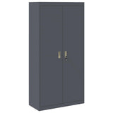 Storage Cabinet Anthracite 90 x 40 x 180 cm Steel 3406168