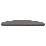 Self-adhesive Stair Mats 15 pcs Grey 80 x 28 x 3.5 cm 42040596