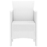 Garden Chair 4 pcs White 53 x 49 x 85 cm Polypropylene 847478
