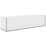 Aquarium with Storage Transparent 80 x 20 x 20 cm Glass 42020386
