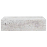 Wall Drawer Shelves 2 pcs Concrete Grey 40x23.5x10cm MDF 330252