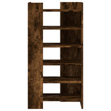 Shoe Cabinet Smoked Oak 52x37.5x100 cm Engineered Wood 848448