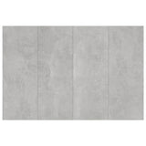Bed Headboard with Cabinets Concrete Grey Engineered Wood 3115687